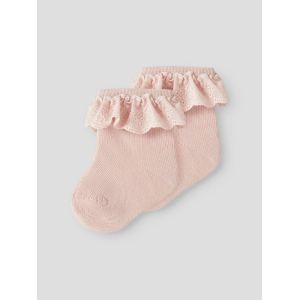 Lil' Atelier - 2-pak - Strømpe - Dertrud - Misty Rose