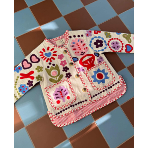 Sissel Edelbo - Jakke - Maggie Mini - White Multi