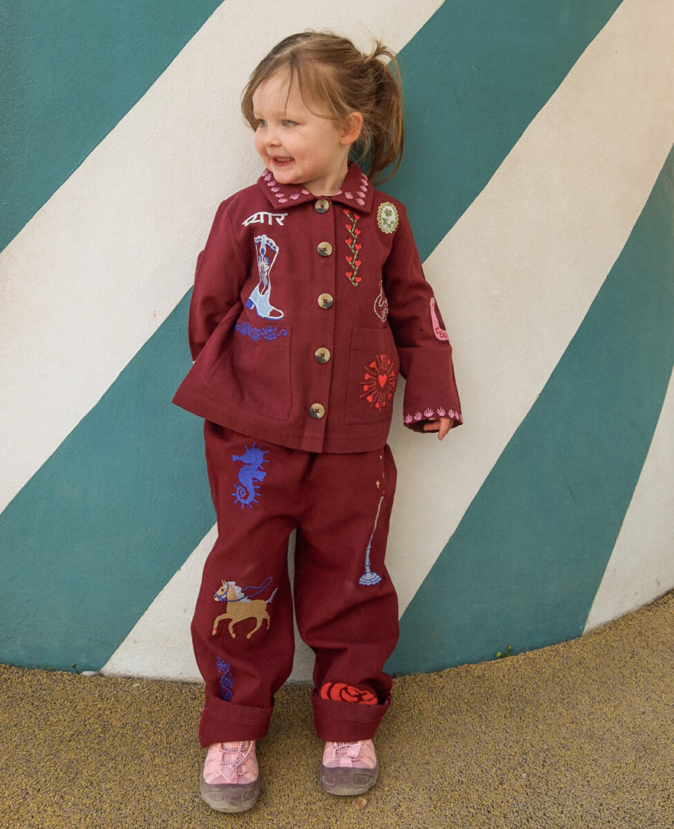 Sissel Edelbo Mini – Jakke – Oda – Burgundy - Billede 6