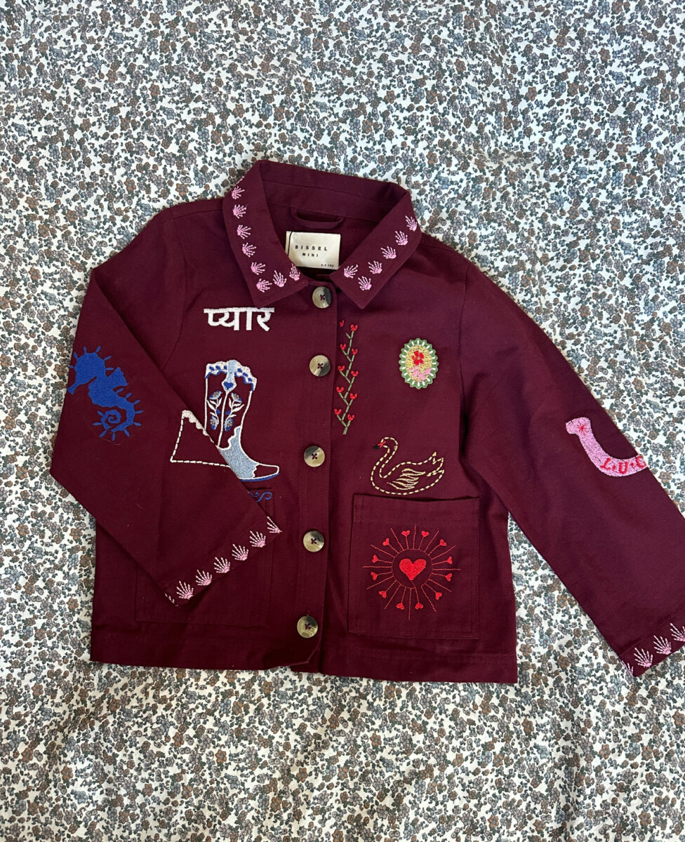 Sissel Edelbo Mini – Jakke – Oda – Burgundy - Billede 3