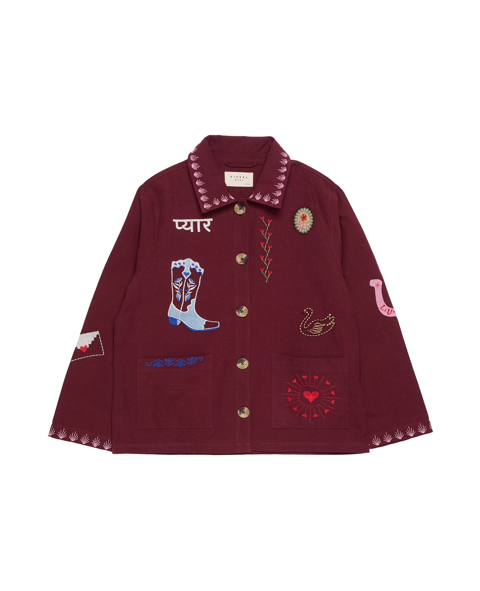 Sissel Edelbo Mini – Jakke – Oda – Burgundy - Billede 2