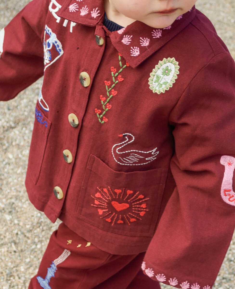 Sissel Edelbo Mini – Jakke – Oda – Burgundy