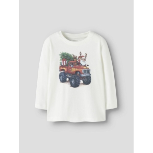 Name It - Jule Bluse - Vosmas - Cloud Dancer Santa