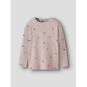 Name It - Bluse - Nutti - Burnished Lilac Hearts