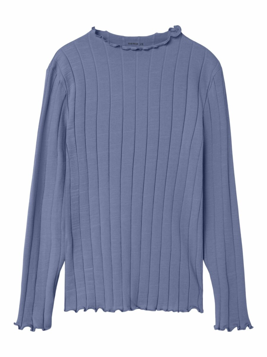 Name It - Bluse - Noline - Blue Ice