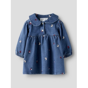 Name It - Kjole - Alva - Medium Blue Denim Nature