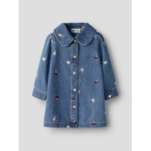 Name It - Denim kjole - Emily - Cherry Flower