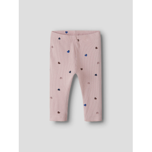 Name It - Leggings - Nutti - Burnished Lilac Hearts