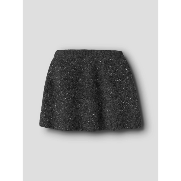 Name It - Strikket Nederdel - Riaglitter - Black