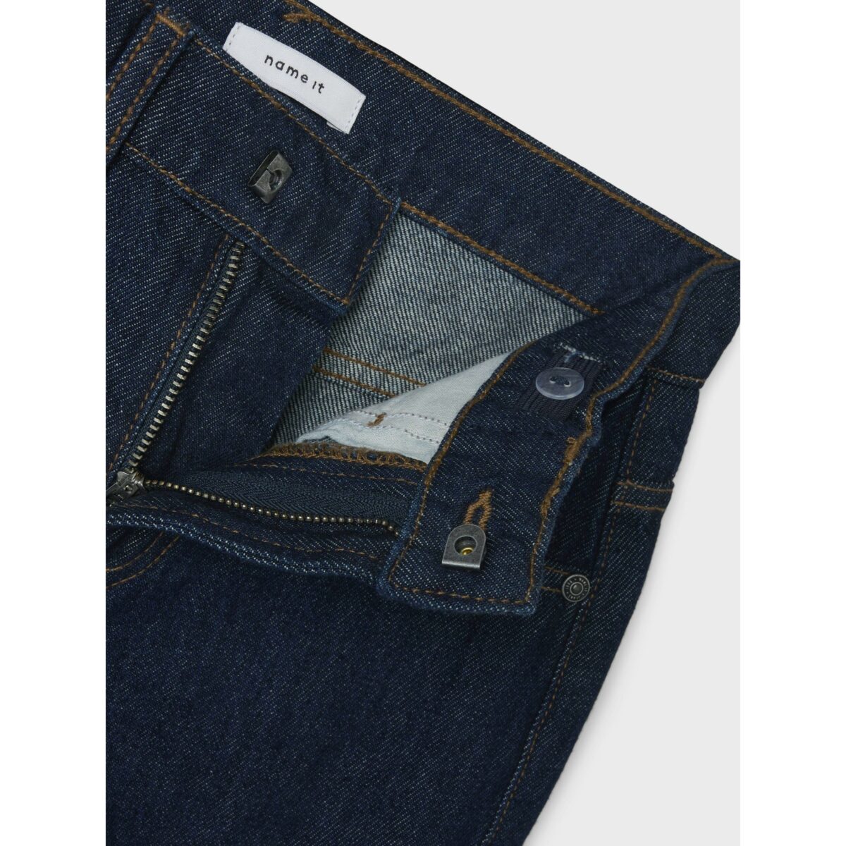 Name It - Jeans - Ryan Straight - Dark Blue Denim Unwashed - Billede 2
