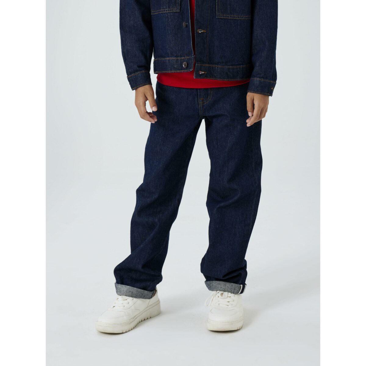 Name It - Jeans - Ryan Straight - Dark Blue Denim Unwashed