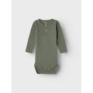 Name It – Body m. knapper – Kab – Dusty Olive Melange