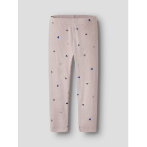 Name It - Leggings - Nutti - Burnished Lilac Hearts