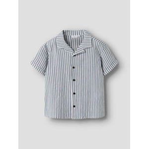 Name It - Kortærmet Skjorte - Kids - Fedenis - Vintage Indigo Cloud Dancer