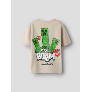 Name It - T-shirt - Asant Minecraft - Chateau Gray