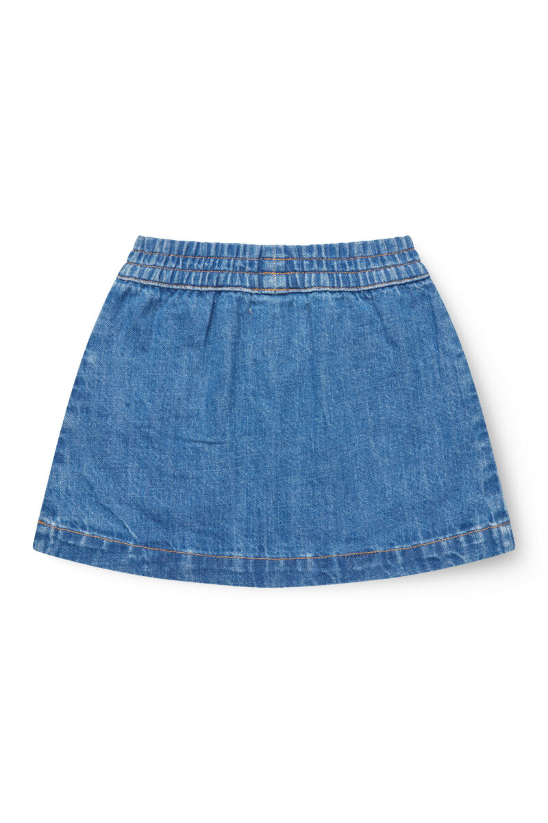Copenhagen Colors - Denim Nederdel - Organic Pocket - Indigo Blue Washed - Billede 5