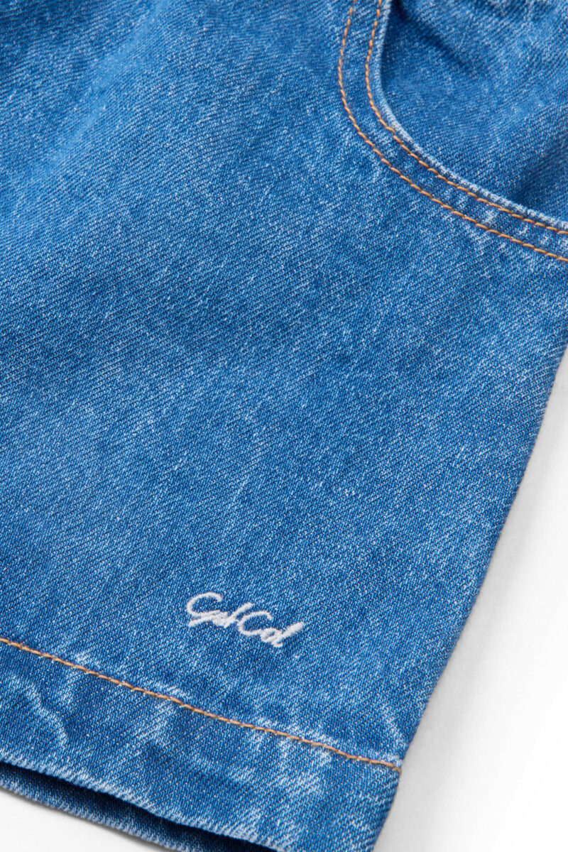 Copenhagen Colors - Denim Nederdel - Organic Pocket - Indigo Blue Washed - Billede 4