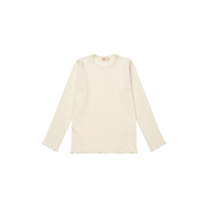 Copenhagen Colors - Bluse - Pointelle Heart - Cream