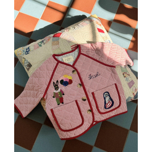 Sissel Edelbo Mini - Quiltet jakke - Vega - Candy Stripes