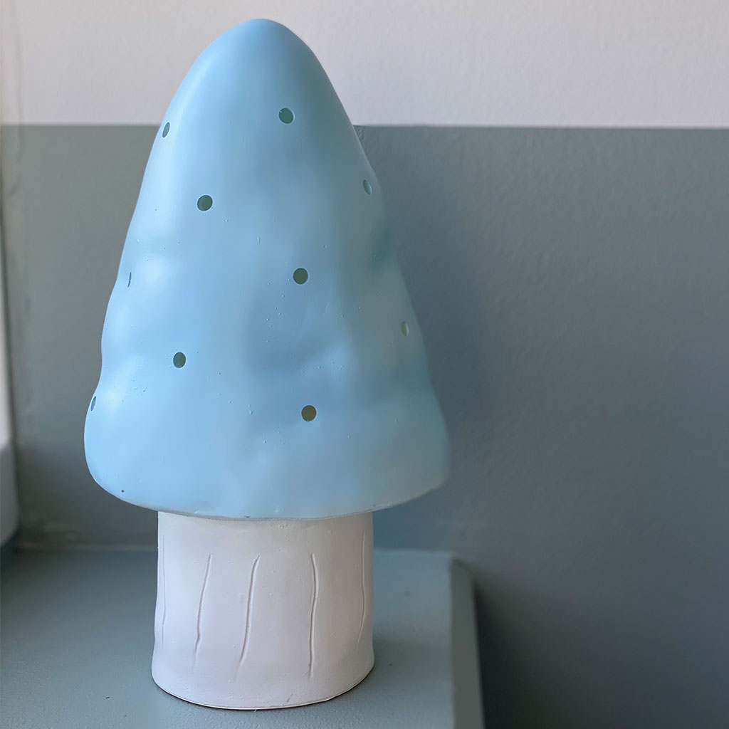 Heico - Lampe - Svamp - Lille - Lyseblå - Billede 2