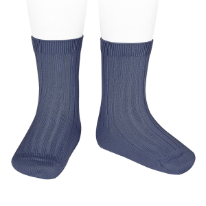 Cóndor - Strømpe - Basis Rib - Jeans 490