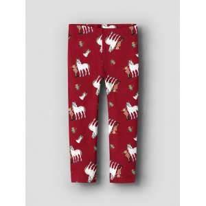 Name It - Rib leggings - Okka Pippi - Red Dahlia