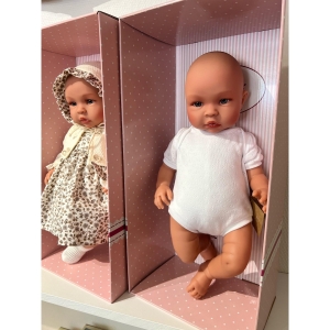 Asi - Dukke 46 cm. - Leo/Leonora m. hvid body