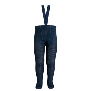 Cóndor – Strømpebuks m. seler – Uld – Navy Blue 948