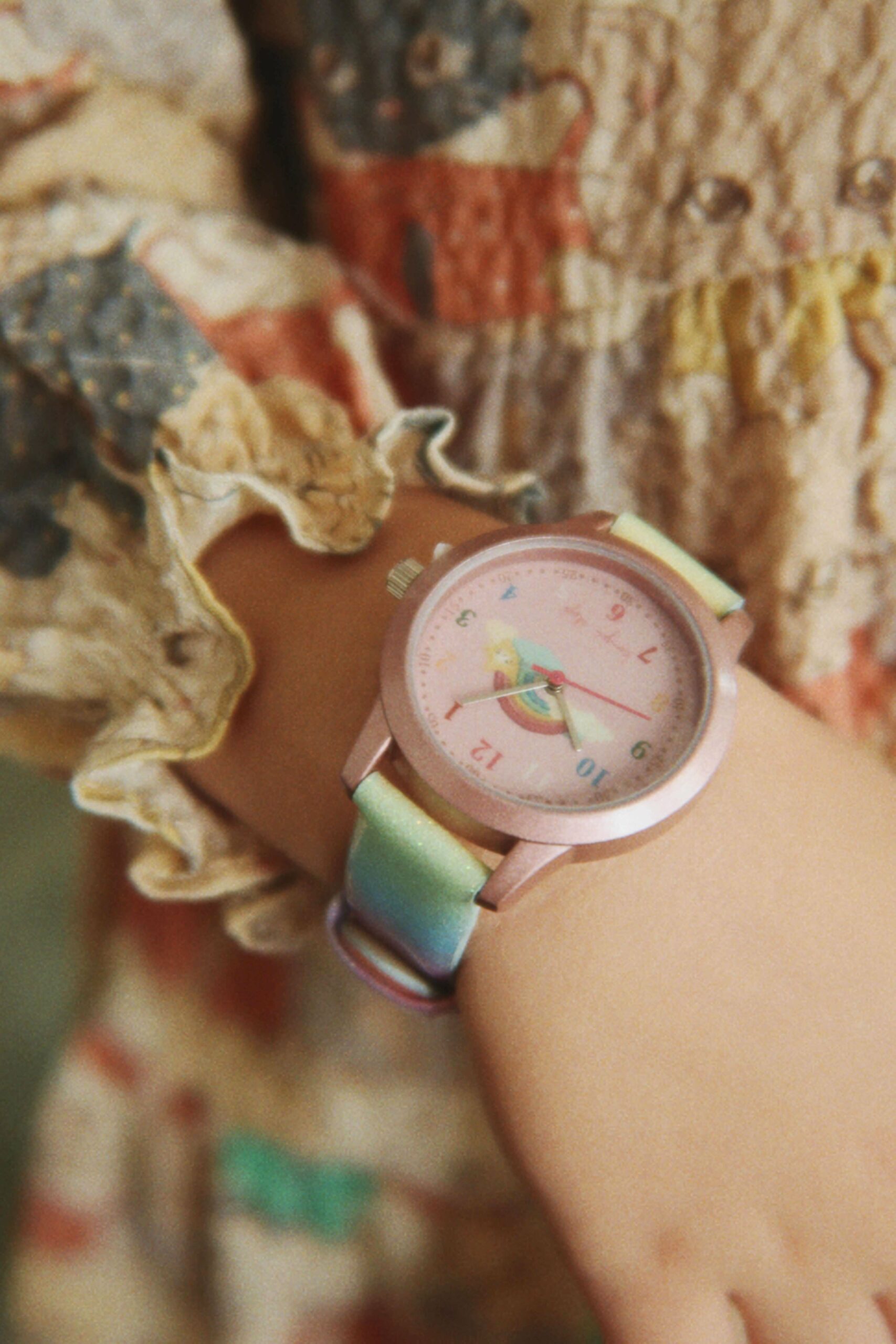 Konges Sløjd - Armbåndsur - Glitter - Rainbow