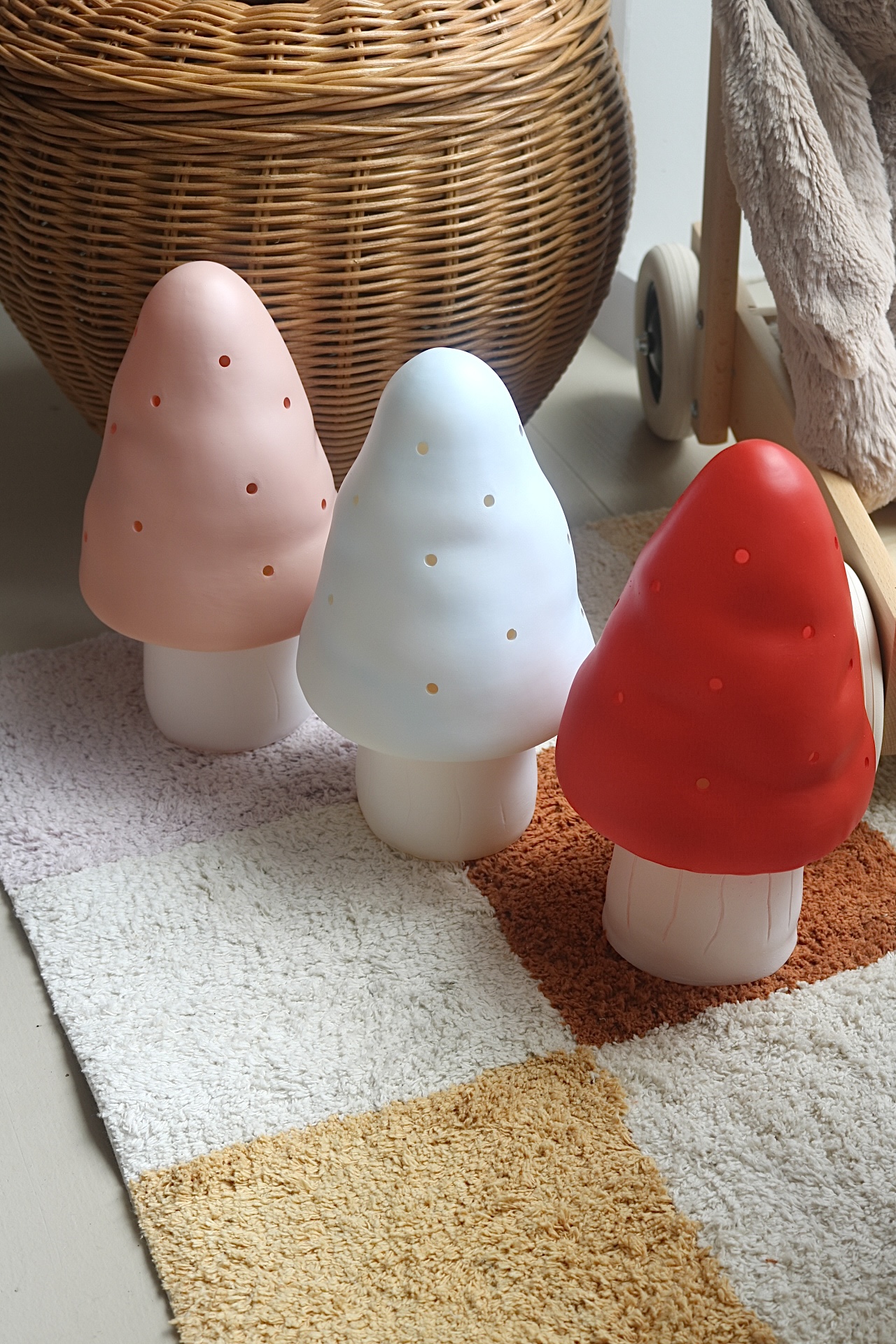 Heico - Lampe - Svamp - Lille - Lyseblå - Billede 3