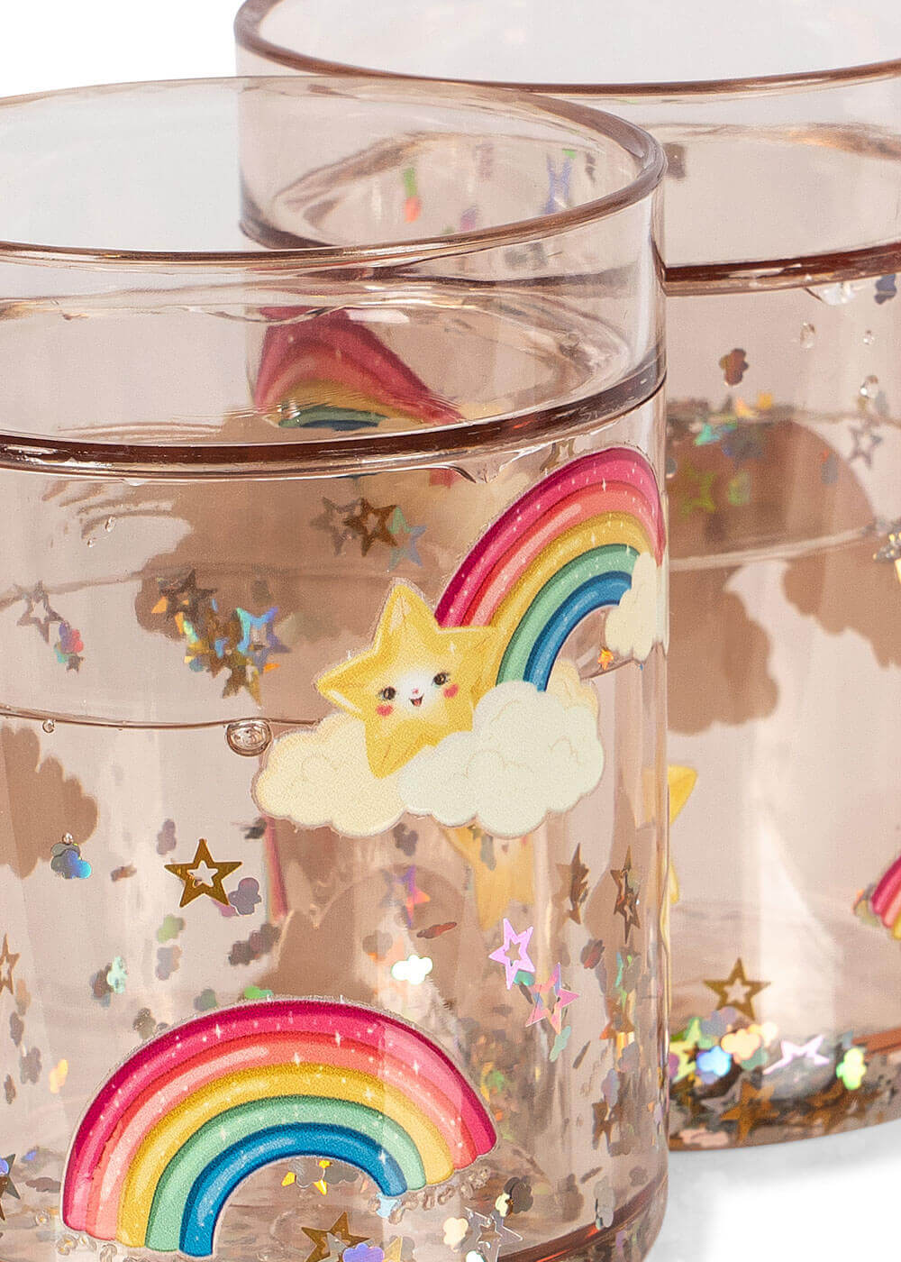 Konges Sløjd - 2-pak - Glitter Kop - Rainbow