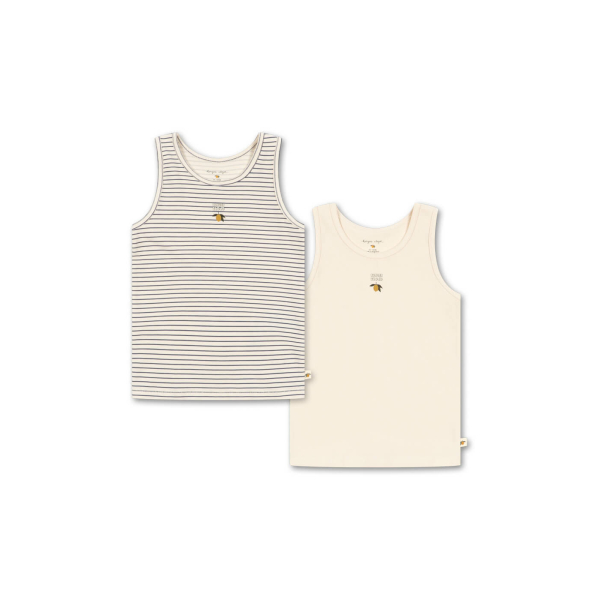 Konges Sløjd - 2-pak - Tank Top undertrøjer - Blue Stripe