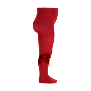 Cóndor - Strømpebuks - Sløjfe - Red Velvet