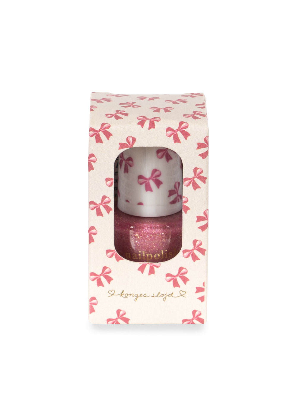 Konges Sløjd - Neglelak - Twinkle Peel Off - Amour Pink - Billede 2