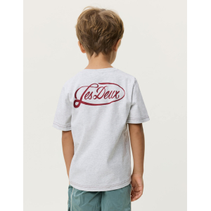 Les Deux - T-shirt - Contrast - Snow Melange