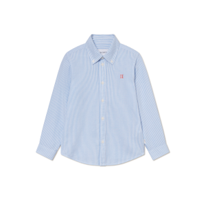 Les Deux - Skjorte - Konrad Oxford Stripe - Light Blue White