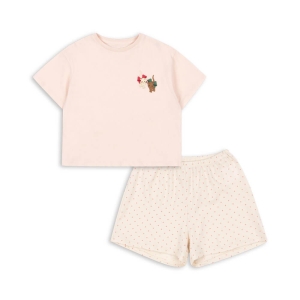 Konges Sløjd - T-shirt og Shorts - Famo - Pirouette Dot Creole Pink
