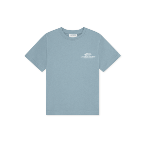 Les Deux - T-shirt - Exhibition - Faded Denim Blue