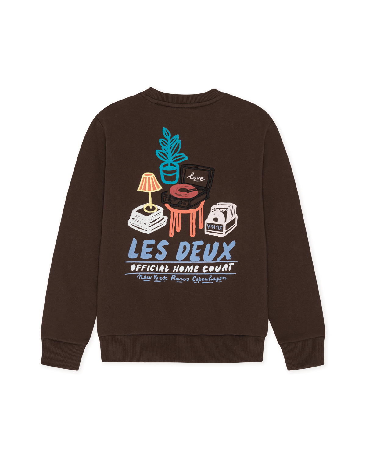 Les Deux - Sweatshirt - Record - Mole Brown