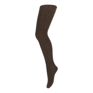 MP Denmark - Strømpebuks - Rib - Brown Melange 351