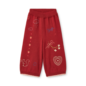 Flöss - Strik Buks - Agnes - Dark Cranberry