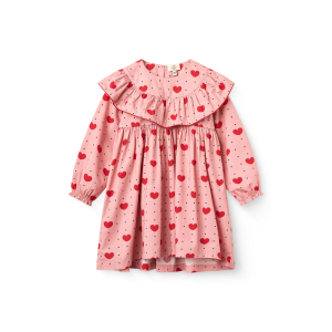 Copenhagen Colors - Kjole - Frill - Heart AOP