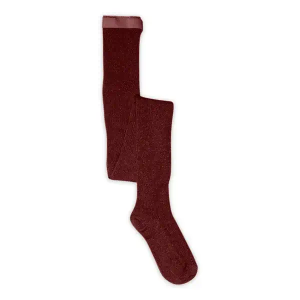 MP Denmark - Strømpebuks - Uld - Celeste Glitter - Wine Red