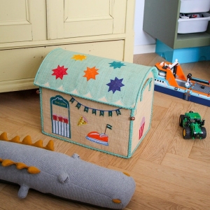 Rice - Opbevaringskurv - Fun Fair Mint - Medium