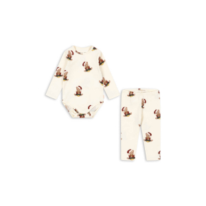 Konges Sløjd - Julesæt body og leggings - Basic - Teddy Bear
