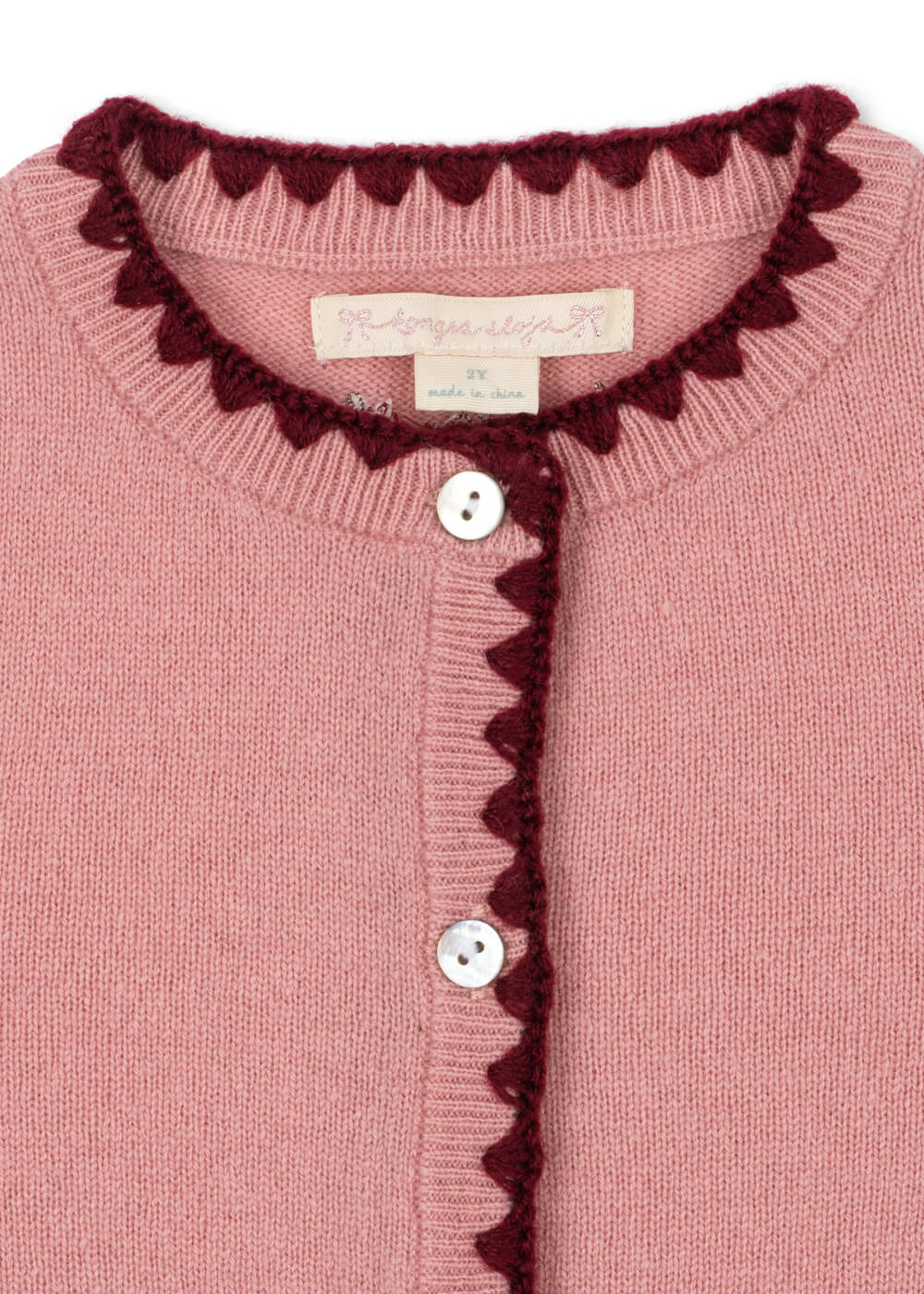 Konges Sløjd - Uld cardigan - Collette - Pale Blush - Billede 5