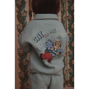 Konges Sløjd - Polo Sweatshirt - Lou - Granite Green